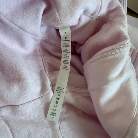 Lululemon scuba full zip hoodie in meadowsweet pink - Picture 10 of 11